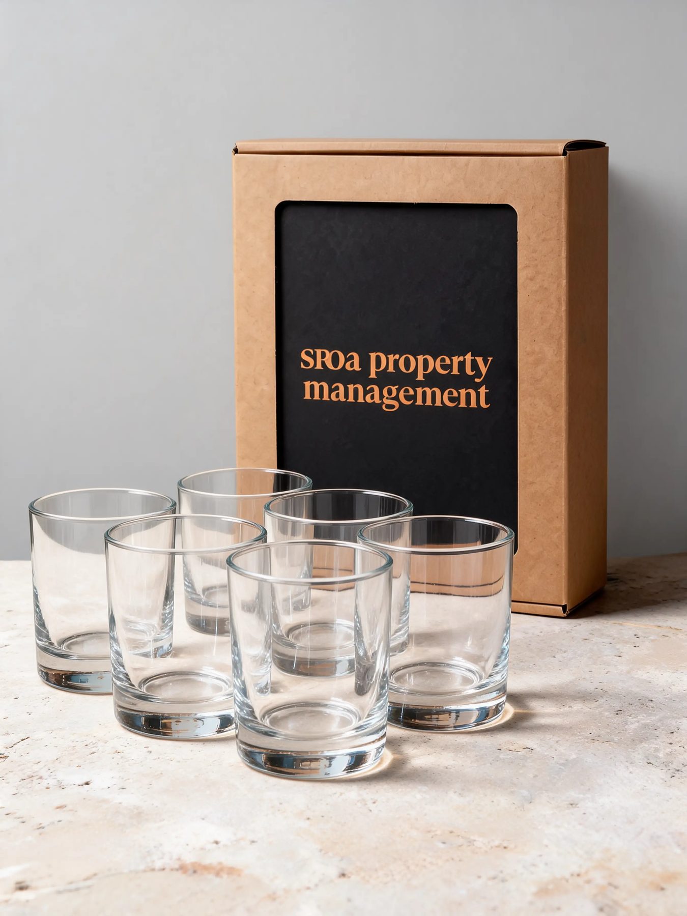 Straight-Sided Water Glasses